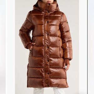 BCBGeneration Pillow 3/4 Hooded Longline Puffer Coat